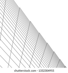 architecture geometric background, abstract lines