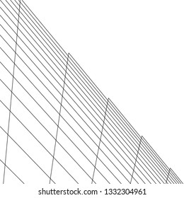 architecture geometric background, abstract lines