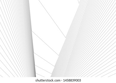 architecture geometric background, abstract lines 3d