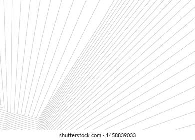 architecture geometric background, abstract lines 3d