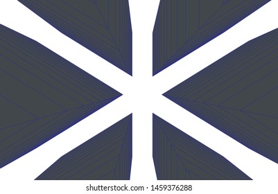 architecture geometric background, abstract lines 3d