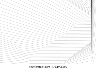 architecture geometric background, abstract lines 3d