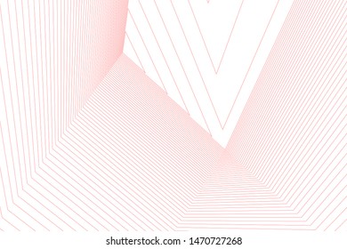 architecture geometric background, abstract lines 3d
