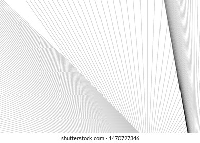 architecture geometric background, abstract lines 3d