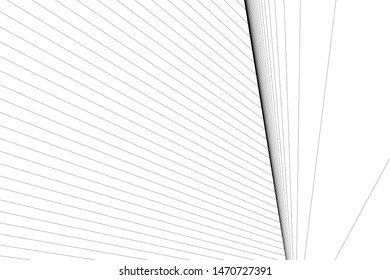 architecture geometric background, abstract lines 3d