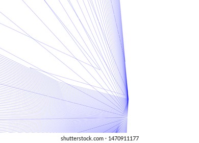 architecture geometric background, abstract lines 3d