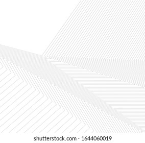 architecture geometric background, abstract lines 3d