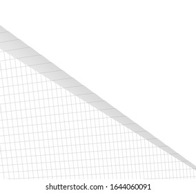 fondo geométrico de la arquitectura, líneas abstractas 3d