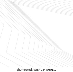 architecture geometric background, abstract lines 3d