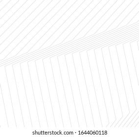 architecture geometric background, abstract lines 3d