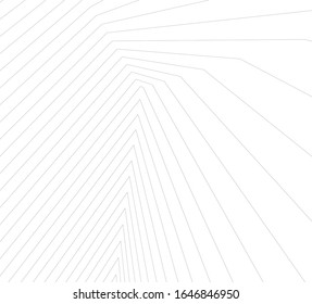 architecture geometric background, abstract lines 3d