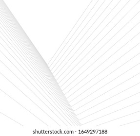 Architecture geometric background, abstract lines 3d