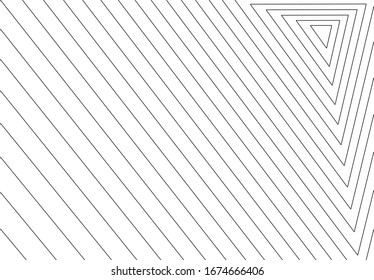 fondo geométrico de la arquitectura, líneas abstractas 3d