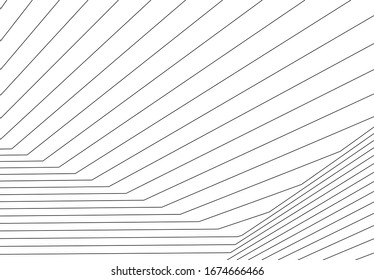 architecture geometric background, abstract lines 3d