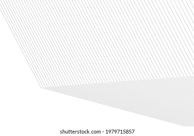 fondo geométrico de la arquitectura, líneas abstractas 3d