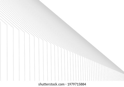 Architektur, geometrischer Hintergrund, abstrakte Linien, 3D
