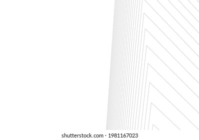 fondo geométrico de la arquitectura, líneas abstractas 3d