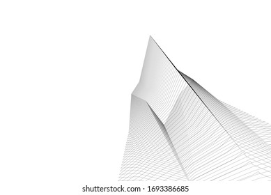 geometrischer, geometrischer Hintergrund, linearer Stil 3d