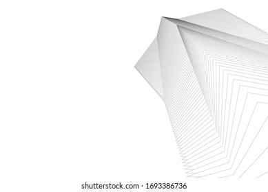 architecture geometric background linear style 3d