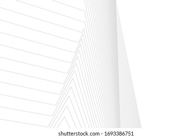 architecture geometric background linear style 3d