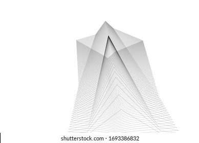 fondo geométrico estilo lineal 3d