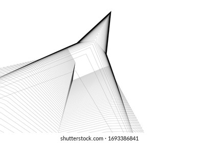 fondo geométrico estilo lineal 3d