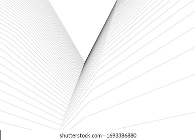 architecture geometric background linear style 3d