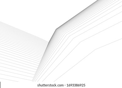 architecture geometric background linear style 3d