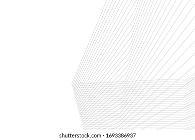 architecture geometric background linear style 3d