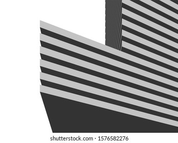 architecture geometric background, vector background