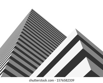 architecture geometric background, vector background
