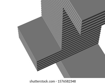 architecture geometric background, vector background