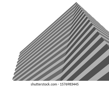 architecture geometric background, vector background