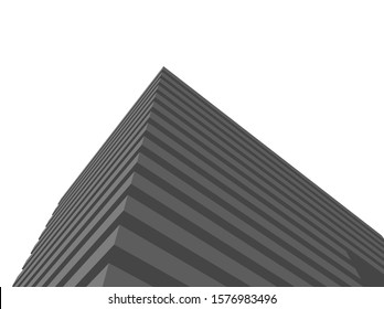 architecture geometric background, vector background