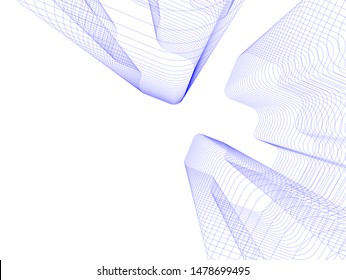 architecture geometric background vector illustration