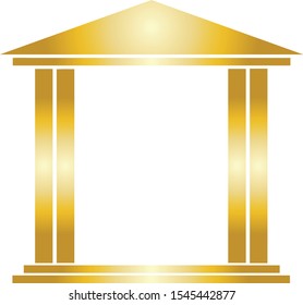 Architecture in Gold, real estate logo