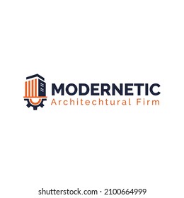 Plantilla de diseño de logotipo de la casa de arquitectura