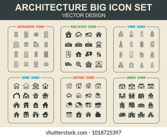 Architecture, house and real estate icons. Web element. Premium quality graphic design. 
Signs symbols collection, simple icon for websites, web design, mobile app, 
info graphics.