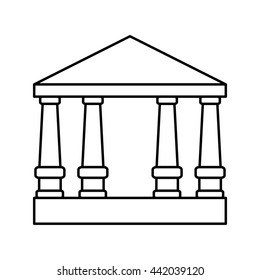 Architecture icon. Building design. Vector graphic