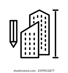 Architecture icon illustration vector design template