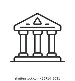 Architecture, icon in line design. Architecture, building, design, structure, construction, blueprint, architect on white background vector. Architecture editable stroke icon