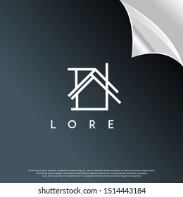 architecture icon, modern concept. template logo design