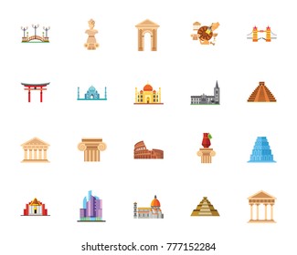 Architecture icon set