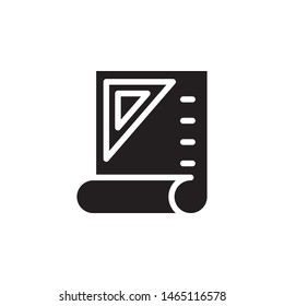 Architecture icon. Simple glyph, flat vector of project management icons for ui and ux, website or mobile application