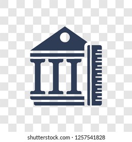Architecture icon. Trendy Architecture logo concept on transparent background from Architecture and Travel collection