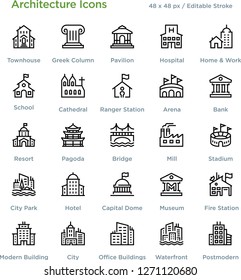 Architecture Icons - Outline
