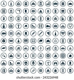 Architecture Icons Vector Set