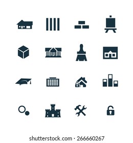 architecture Icons Vector set