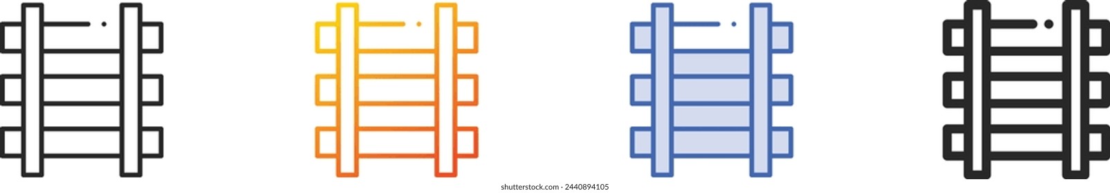 architecture icon.Thin Linear, Gradient, Blue Stroke and bold Style Design Isolated On White Background