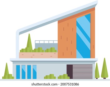 architecture illustration vector graphics house 